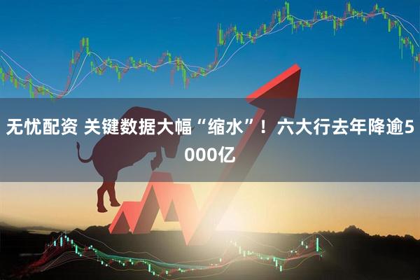 无忧配资 关键数据大幅“缩水”！六大行去年降逾5000亿