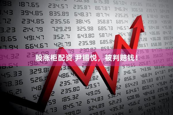 股涨柜配资 尹锡悦，被判赔钱！
