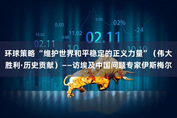 环球策略 “维护世界和平稳定的正义力量”（伟大胜利·历史贡献）——访埃及中国问题专家伊斯梅尔
